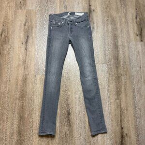 Rag & Bone Jeans Womens Size 24 Gray Skinny 24x27 Mid Rise